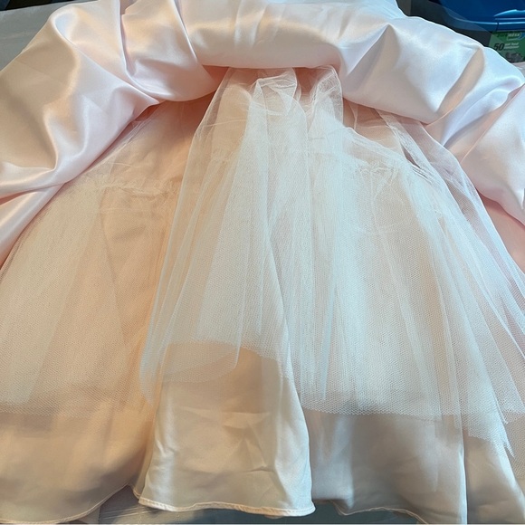 Joan Calabrese from Mon Cheri Girls' 14 Pink Ethereal Dress Flower Girl Glinda - Picture 12 of 14